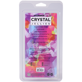 Crystal Jellies - Novice Pop Plug - 4 Inch Purple