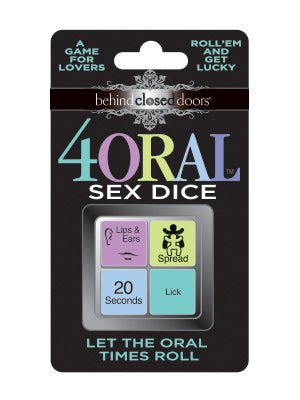 Behind Closed Doors - 4 Oral Sex Dice - TruLuv Novelties
