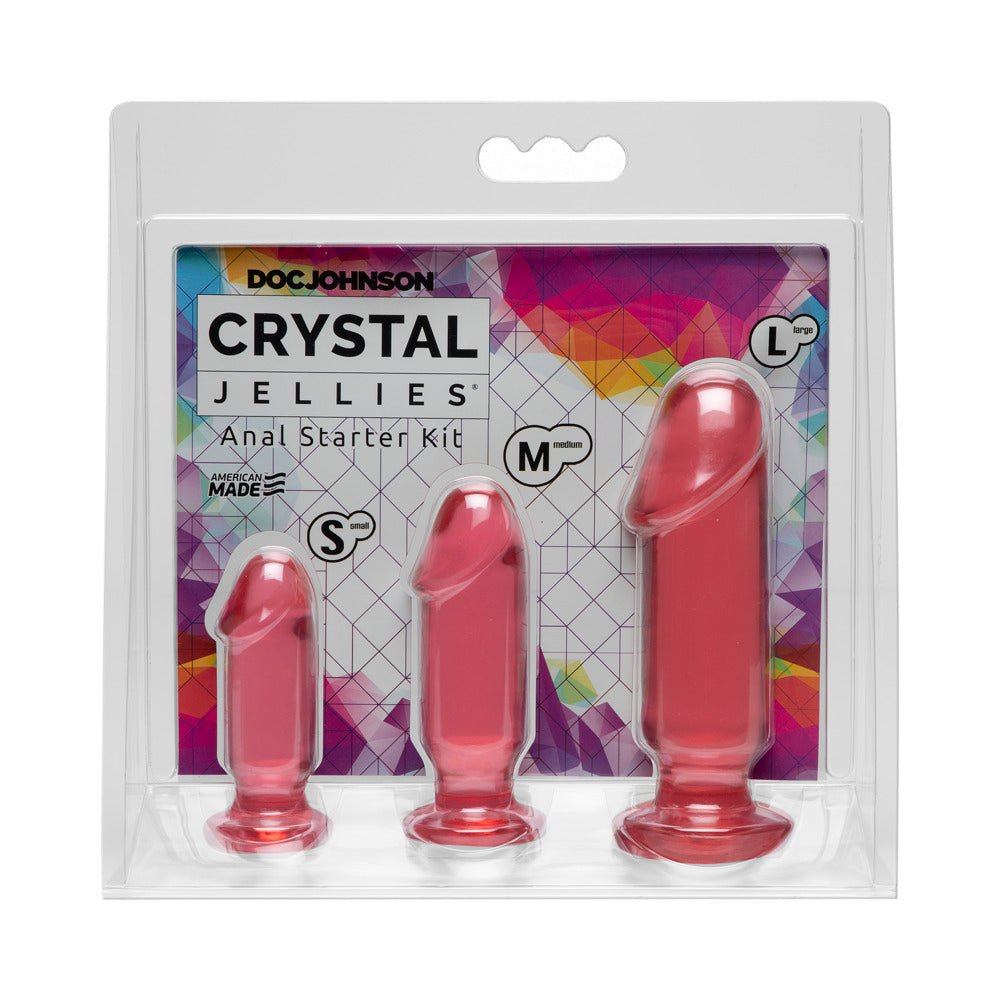 Crystal Jellies - Anal Starter Kit Pink
