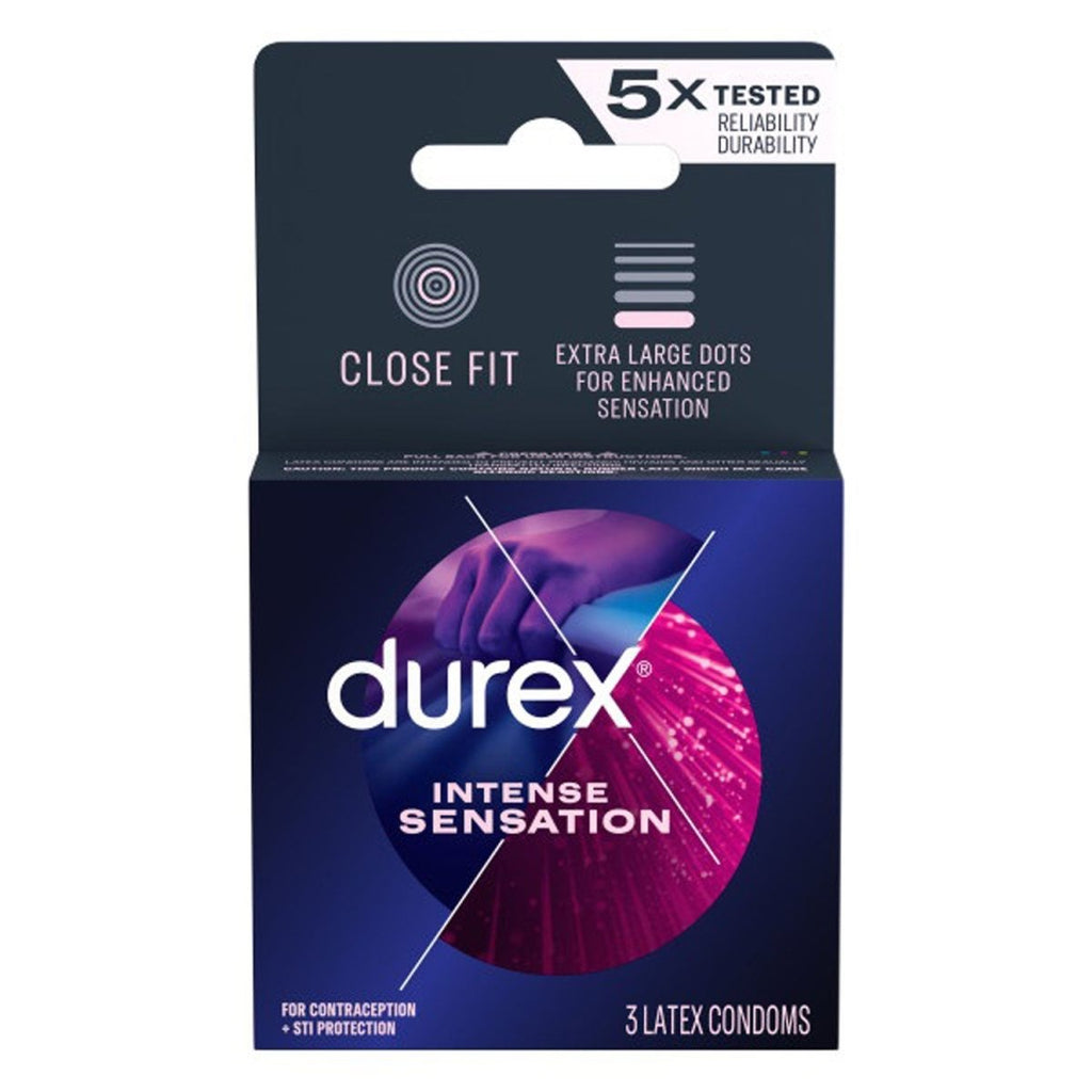 Durex Intense Sensation - 3 Pack - TruLuv Novelties
