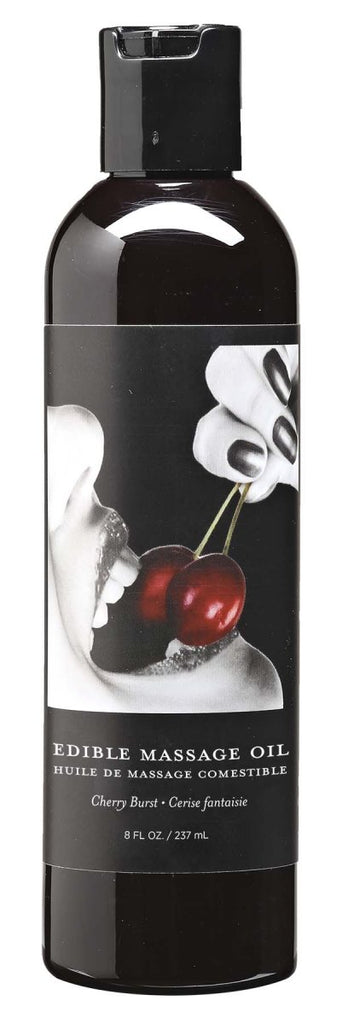 Edible Massage Oil - Cherry - 8 Fl. Oz. - TruLuv Novelties