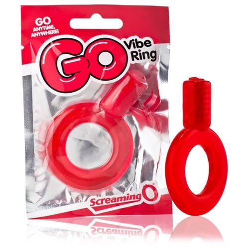 Go Vibe Ring - Each - Red - TruLuv Novelties