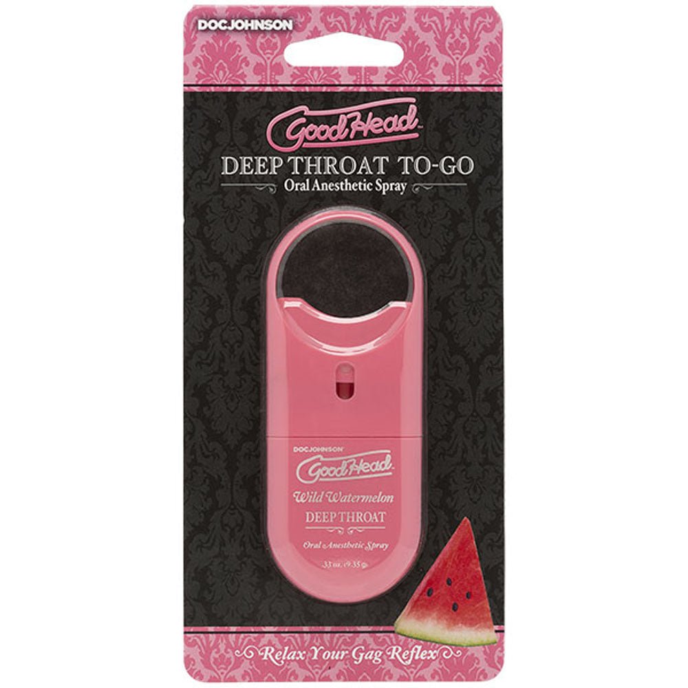 Goodhead - Deep Throat Spray to-Go - Wild Watermelon - .33 Oz.
