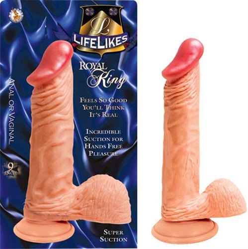 Lifelike Flesh Royal King 9 Inch - TruLuv Novelties