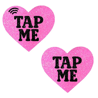 Tap Me Pink Heart Smart Nfc Pasties
