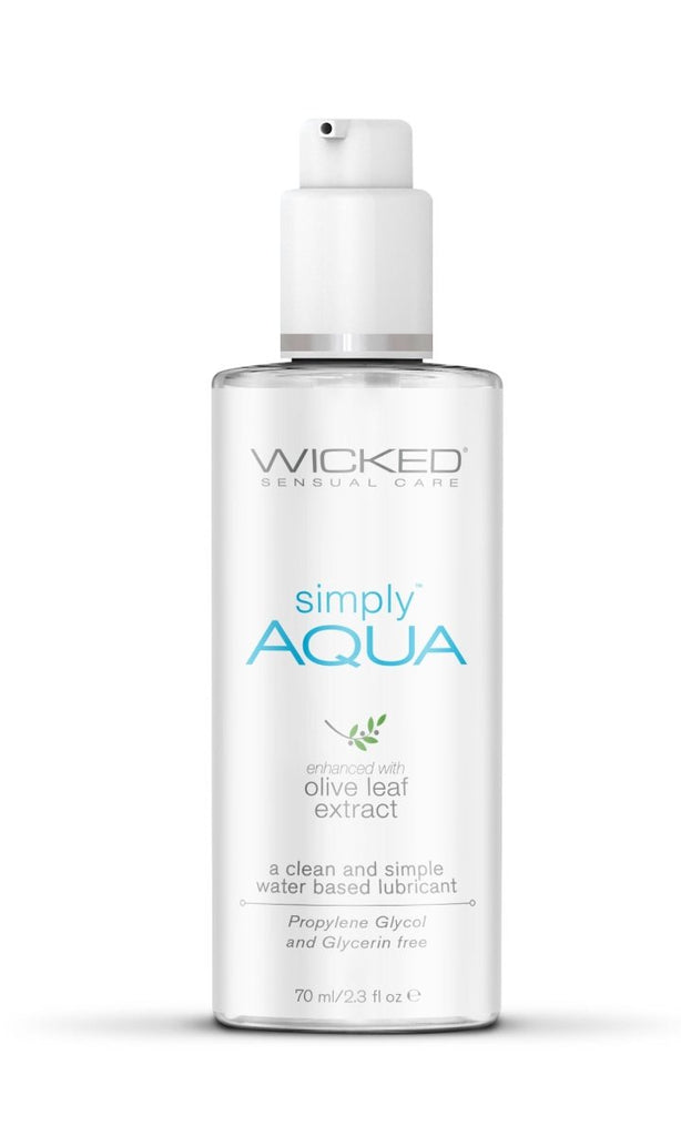 Simply Aqua Fragrance Free Lubricant - 2.3 Fl. Oz. - TruLuv Novelties