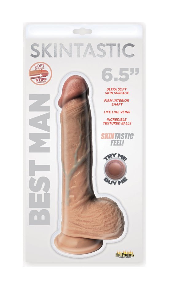 Skinsations - Skintastic Series - Best Man - 6.5 Inches - TruLuv Novelties