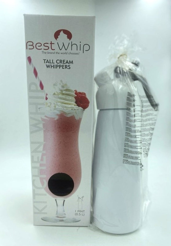 Tall Cream Whipper 1 Pint - White - TruLuv Novelties