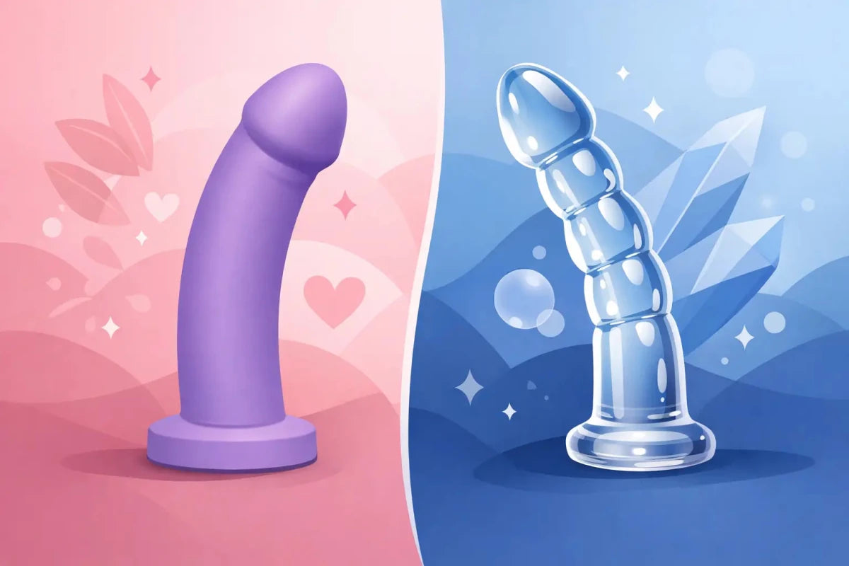 Silicone vs Glass Dildo: Which Fits You? - TruLuv Novelties