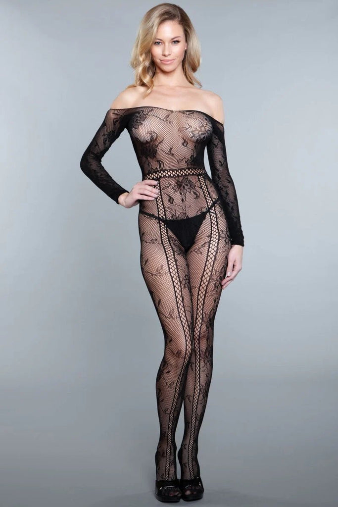 1889 Silent Movies Bodystocking - TruLuv Novelties