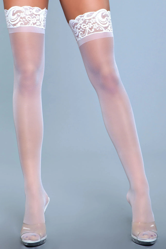 1919 Lace Over It Thigh Highs - TruLuv Novelties