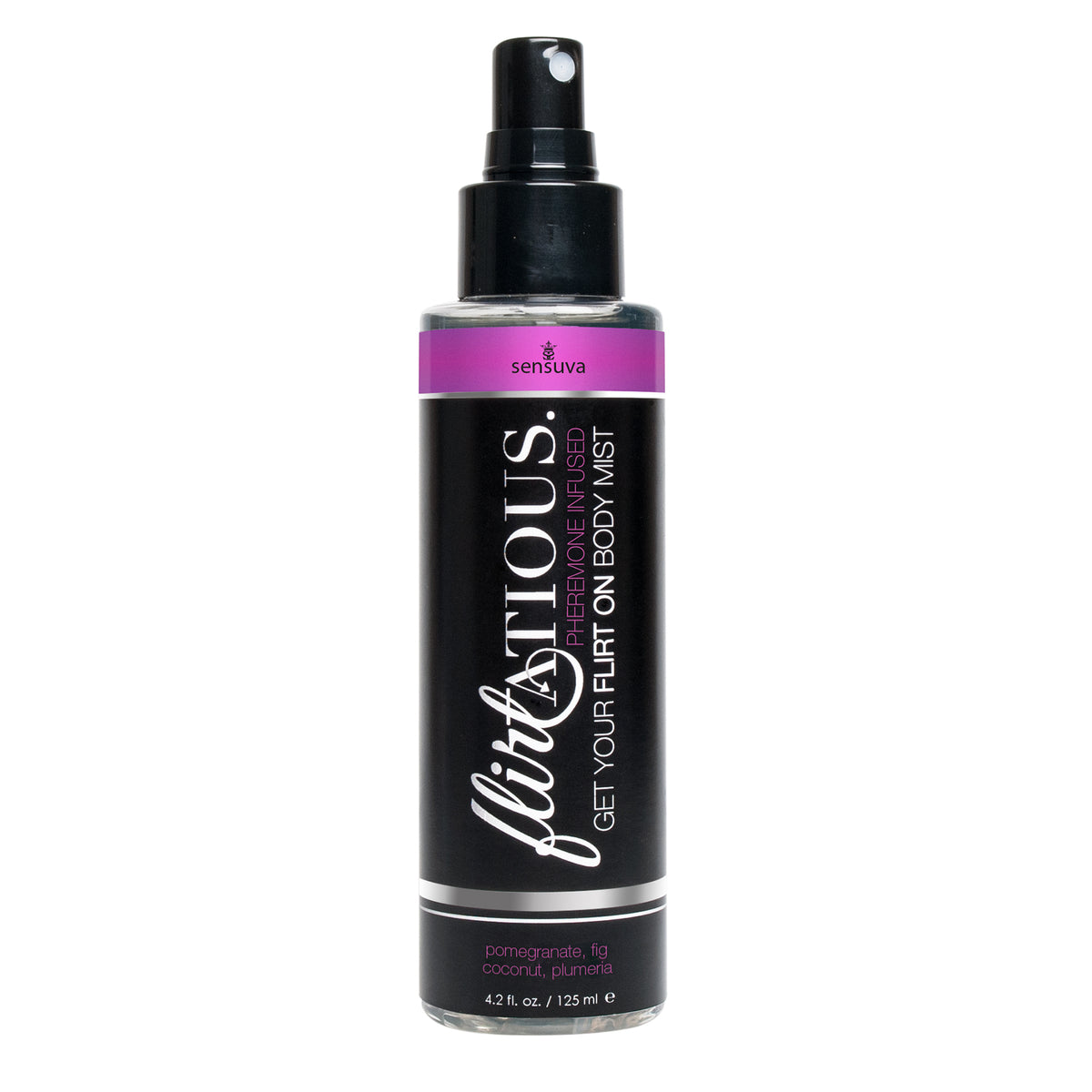 Flirtatious Pheromone Infused Body Mist - Pomegranate, Fig, &amp; Plumeria - 4.2 fl.oz /125ml