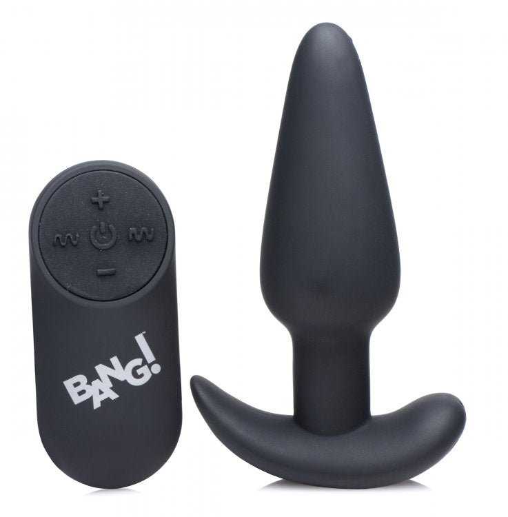 21x Silicone Butt Plug With Remote - TruLuv Novelties
