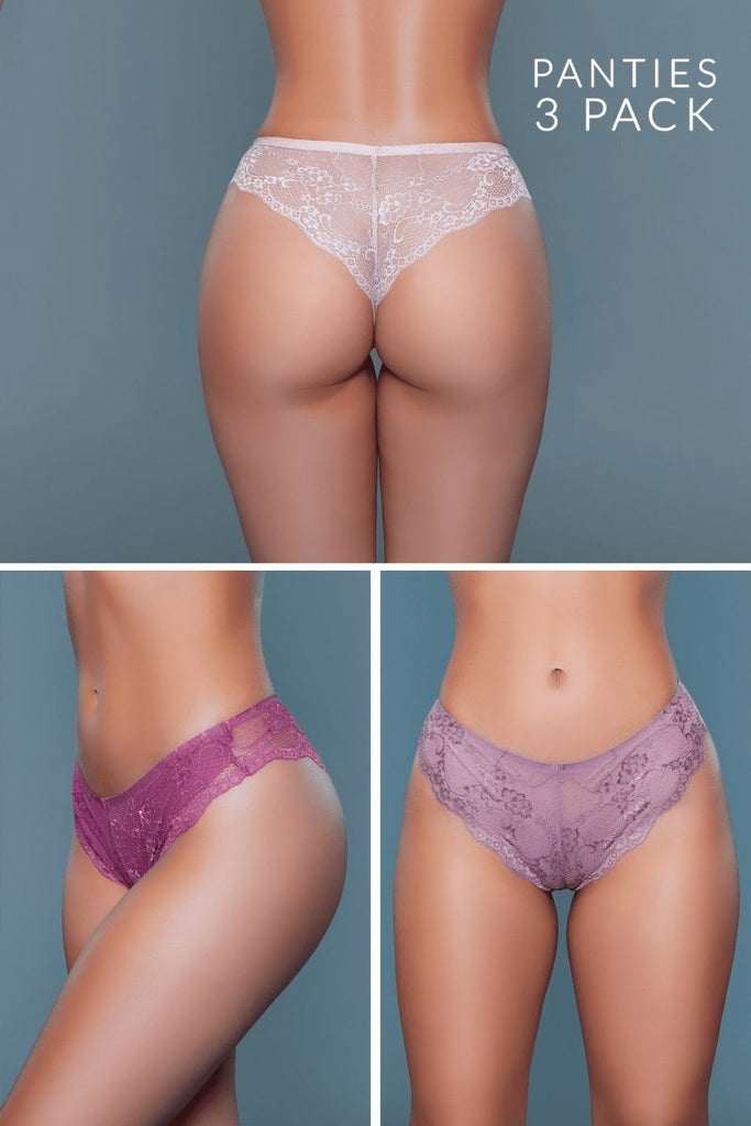 22093PK Hadlee Tanga 3 Pack - TruLuv Novelties