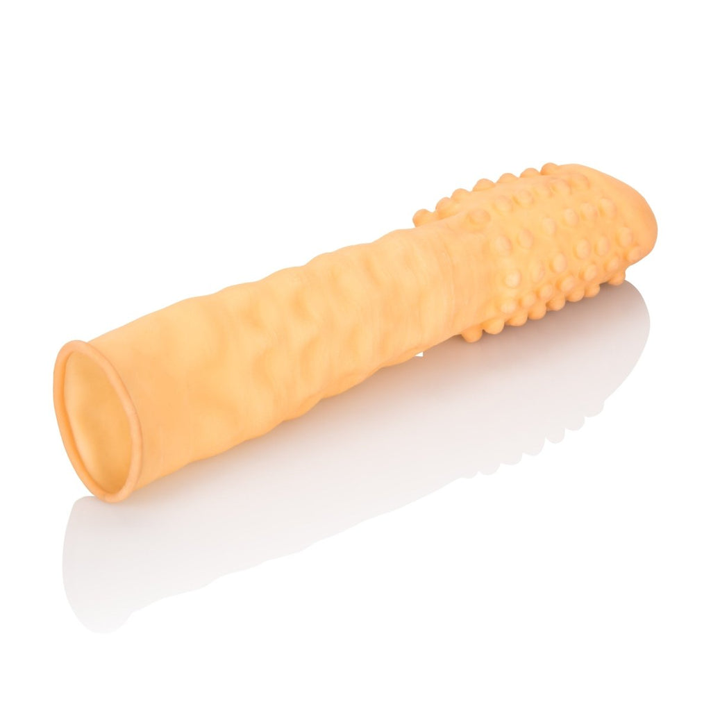 3 Inch Latex Extension - Nubby - Ivory - TruLuv Novelties