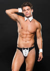 3 Piece Tuxedo Set - White/black - TruLuv Novelties