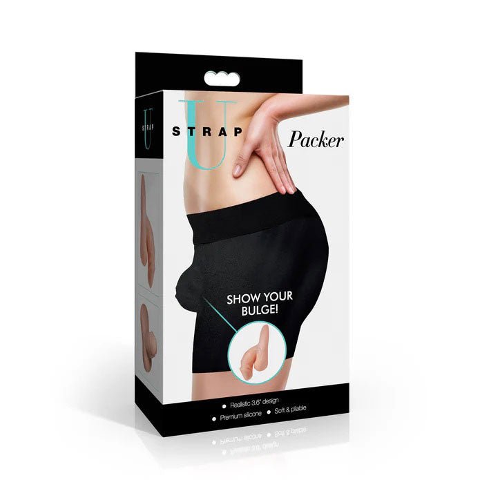 3.6&quot; Silicone Packer Dildo - Light - TruLuv Novelties