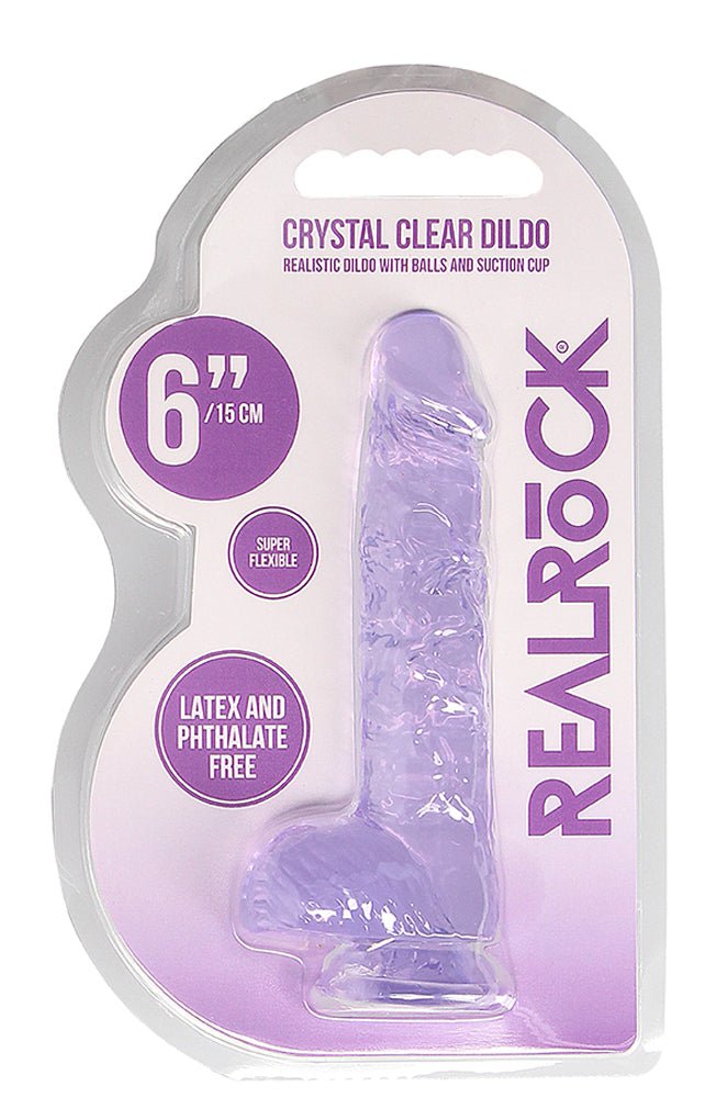 6 Inch Realistic Dildo With Balls - TruLuv Novelties