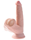 6 Inch Triple Density Cock With Swinging Balls - TruLuv Novelties