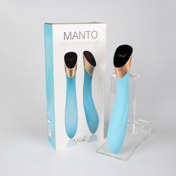 Manto Touch Panel G-Spot Vibrator Blue