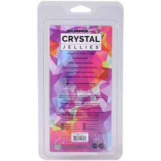 Crystal Jellies - Novice Pop Plug - 4 Inch Pink