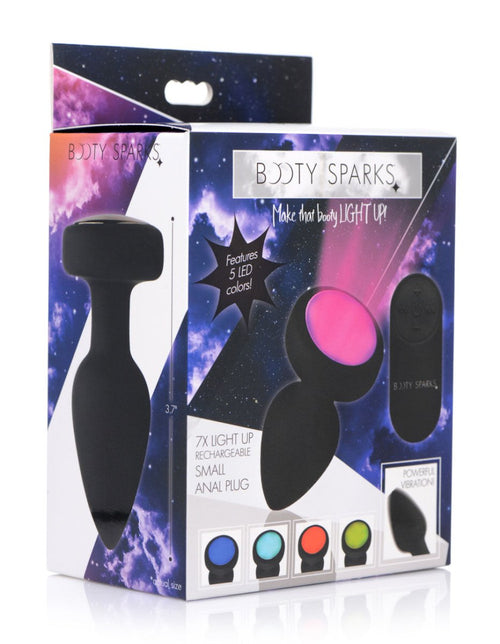 7x Light Up Rechargeable Anal Plug - Small - TruLuv Novelties