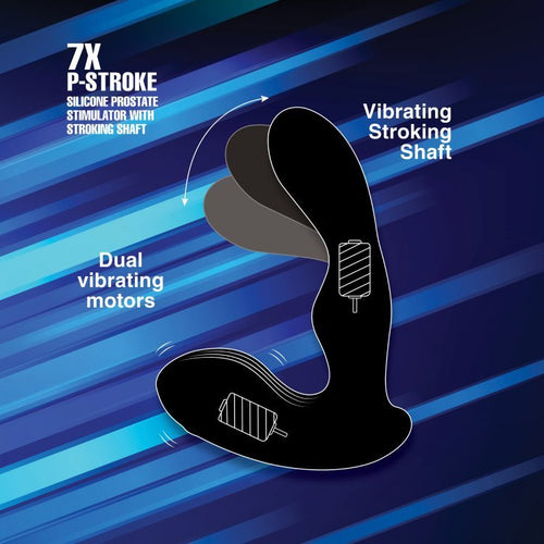 7x P - Milker Silicone Prostate Stimulator With Milking Bead - TruLuv Novelties