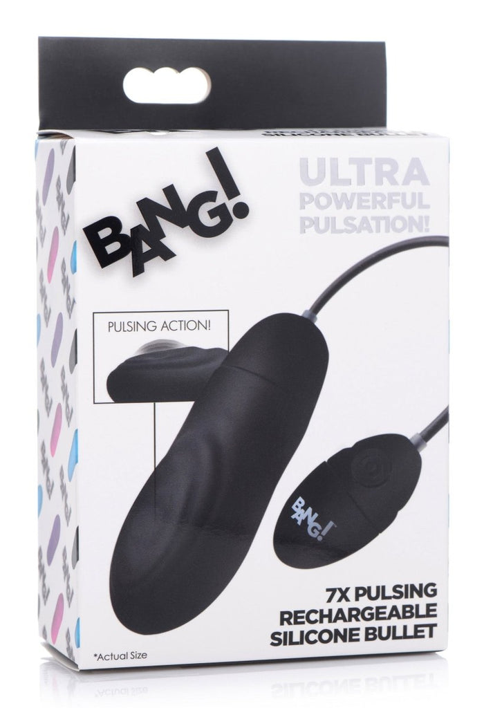7x Pulsing Rechargeable Silicone Bulle - TruLuv Novelties