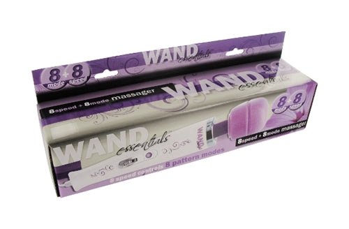 8 Speed 8 Function Wand 110v - Purple - TruLuv Novelties