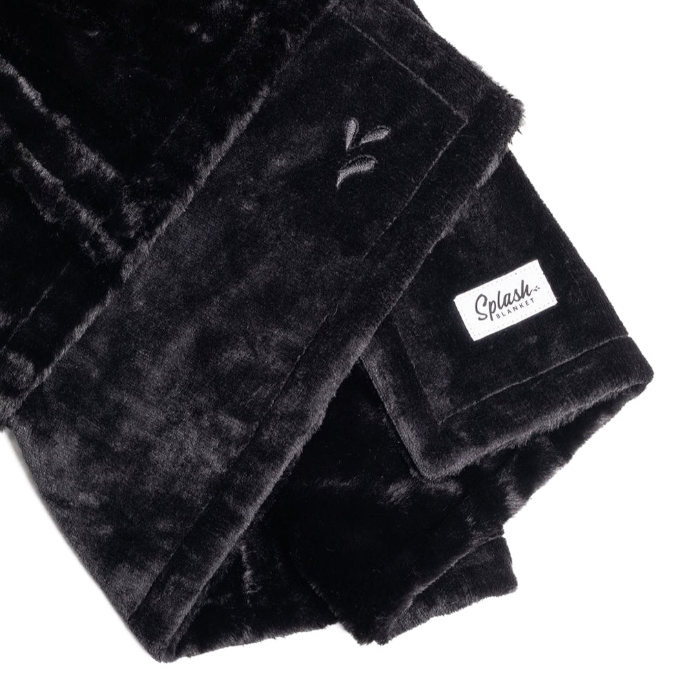 Splash Blanket Furlush Medium Black