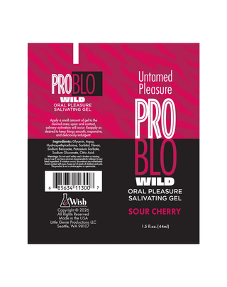Problo Wild, Oral Pleasure Salivating Gel, Sour Cherry 1.5oz
