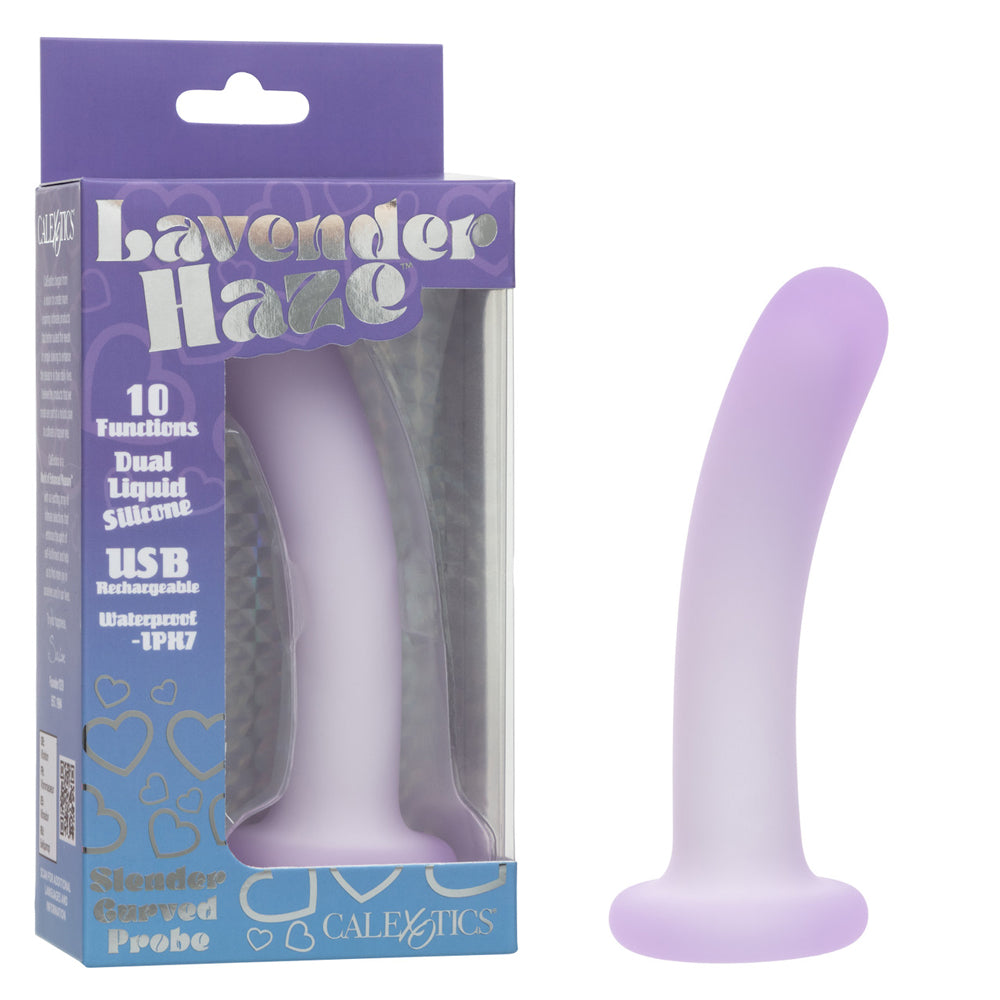 Lavender Haze Slender Curved Probe - Purple