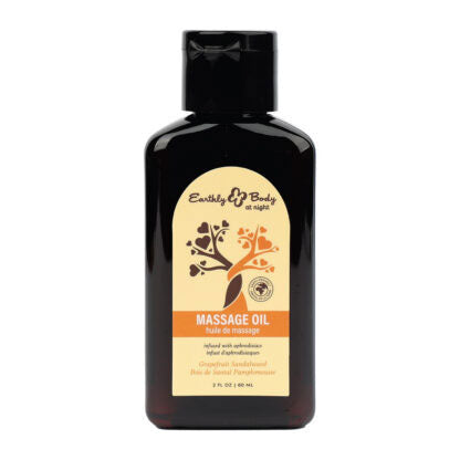 Hemp Seed at Night Massage Oil Aphrodisiac Collection Grapefruit Sandalwood 2oz 60ml