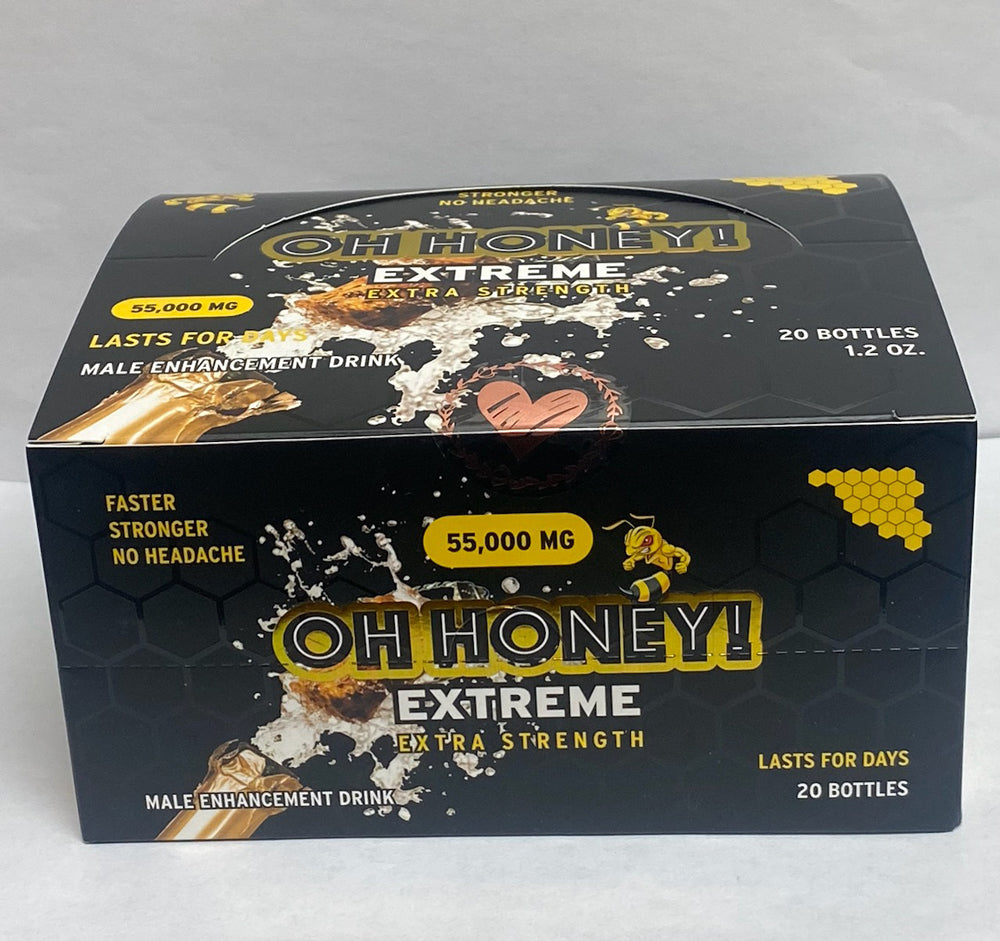 Oh Honey Extreme Extreme Liquid Shots 20 Pc Display