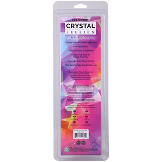 Crystal Jellies - Realistic Cock - 9 Inch Pink
