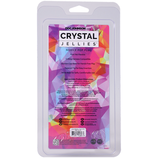 Crystal Jellies - Novice Pop Plug - 4 Inch Clear