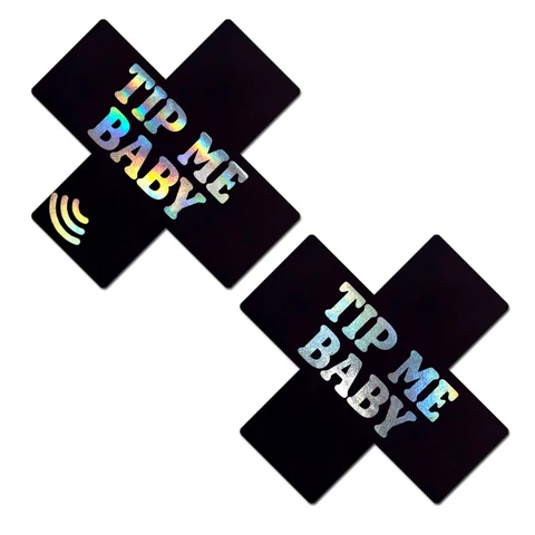 Tip Me Baby Holographic X Smart Nfc Pasties