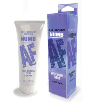 Numb Af Anal Desensitizer Gel, Blue Raspberry 1.5 Oz