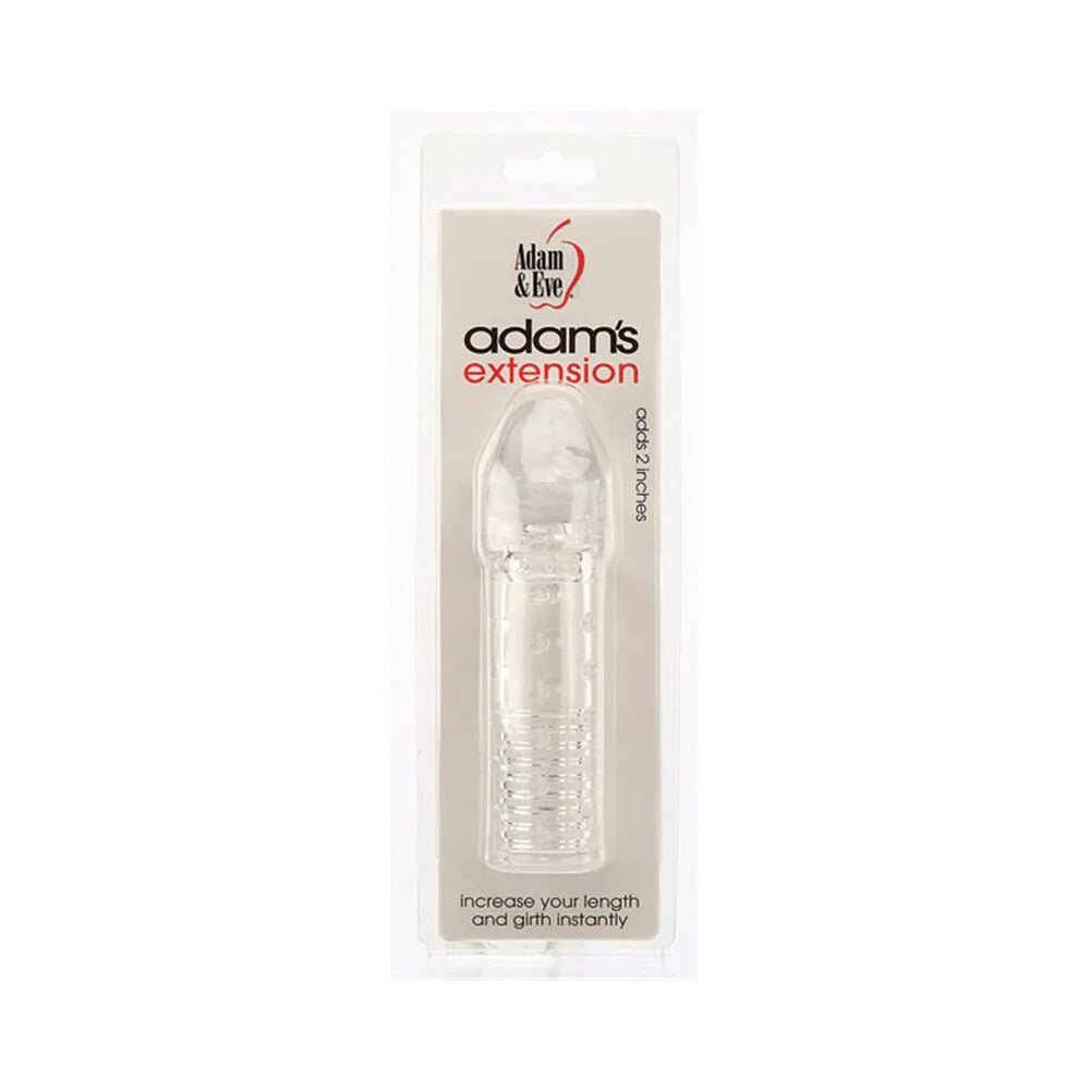 Adam & Eve Adam's Extension 2 in. Penis Extender Clear - TruLuv Novelties