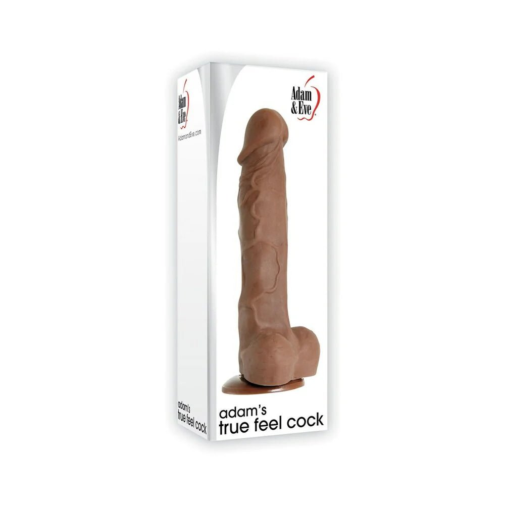 Adam & Eve Adam's True Feel Cock Brown - TruLuv Novelties