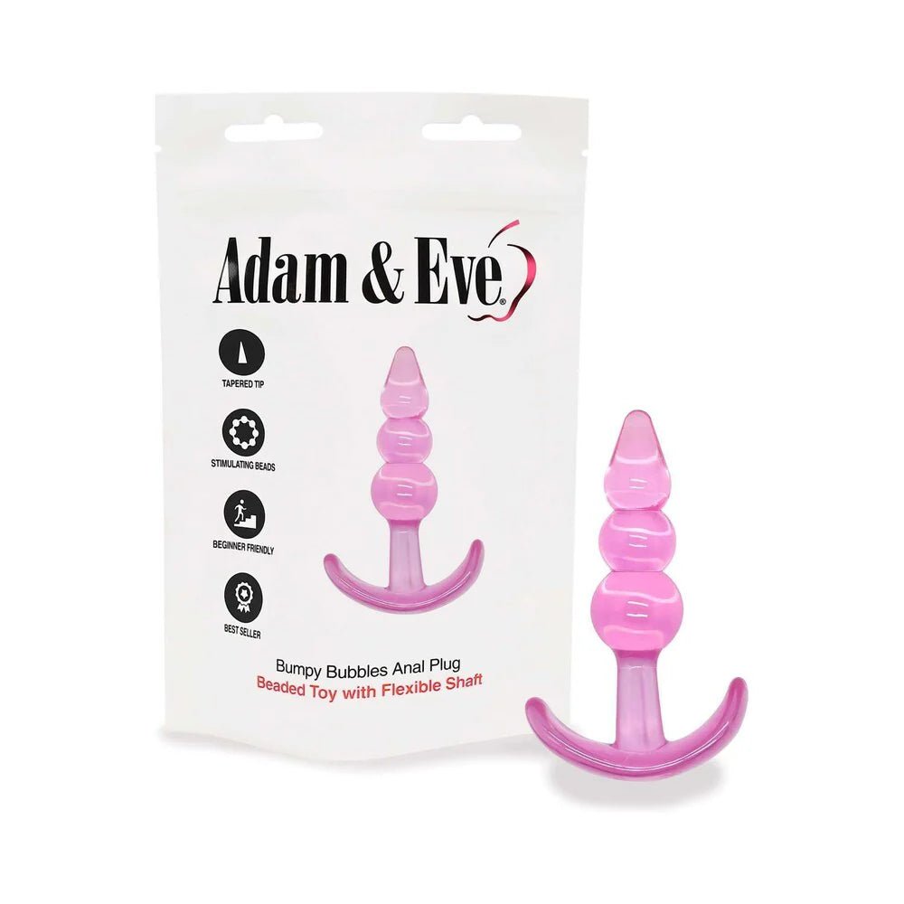 Adam & Eve Bumpy Bubbles Anal Plug (Bag Packaging) - TruLuv Novelties