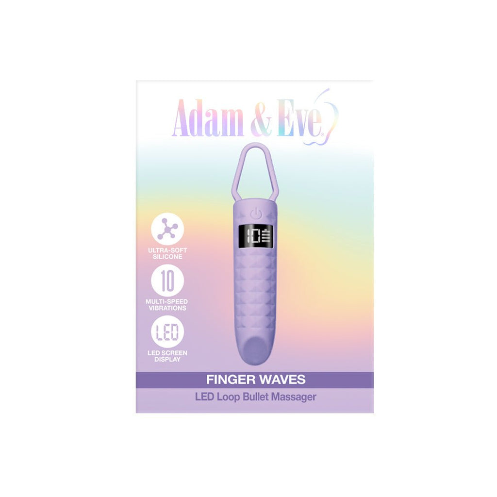 Adam & Eve Finger Waves LED Bullet Vibe - TruLuv Novelties