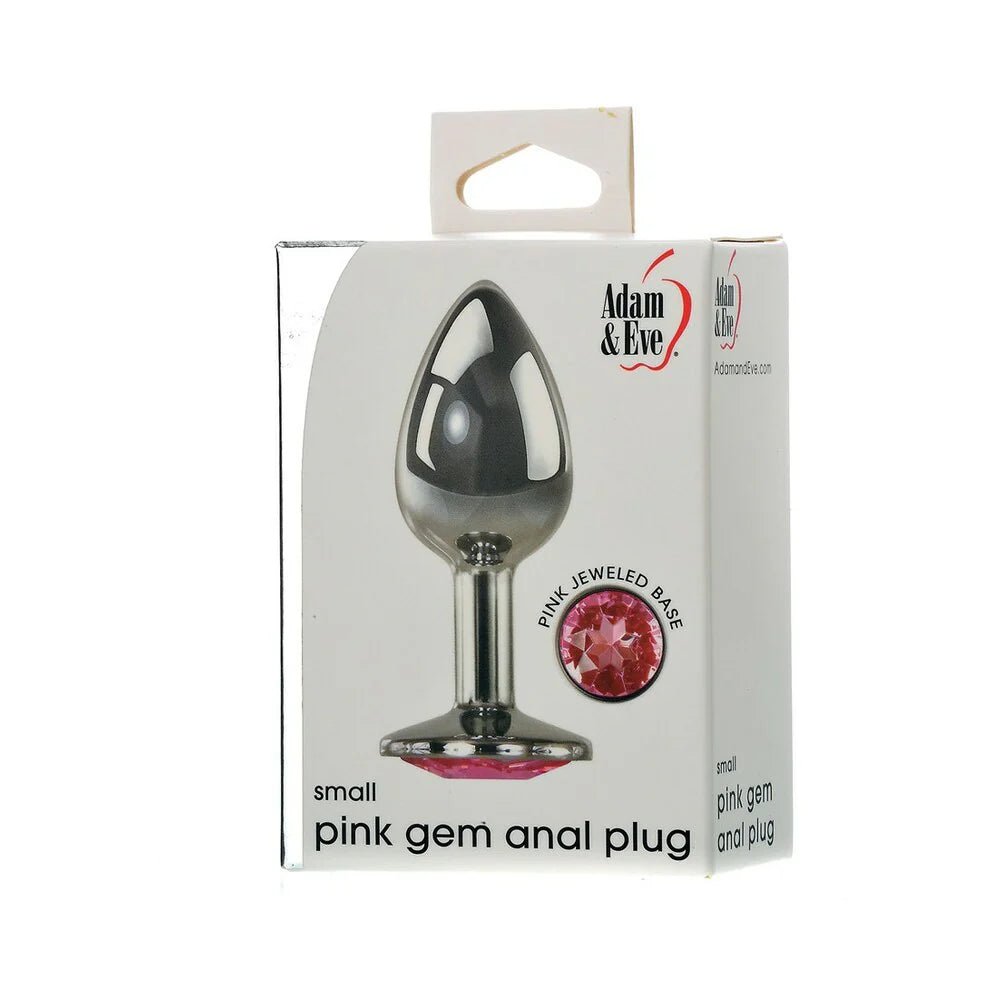 Adam & Eve Pink Gem Anal Plug Small - TruLuv Novelties