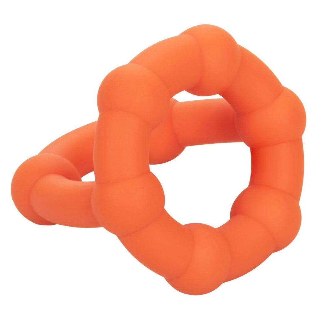 Alpha Liquid Silicone All Star Ring - Orange - TruLuv Novelties