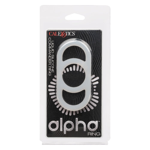 Alpha Liquid Silicone Commander Ring - Natural - TruLuv Novelties