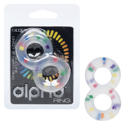 Alpha Liquid Silicone Crazy 8 Party Ring - TruLuv Novelties