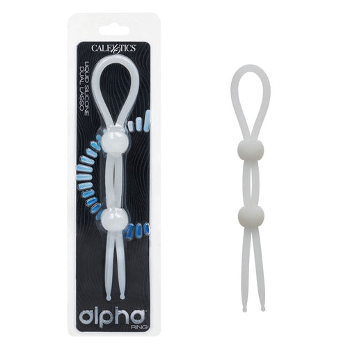 Alpha Liquid Silicone Dual Lasso - Natural - TruLuv Novelties