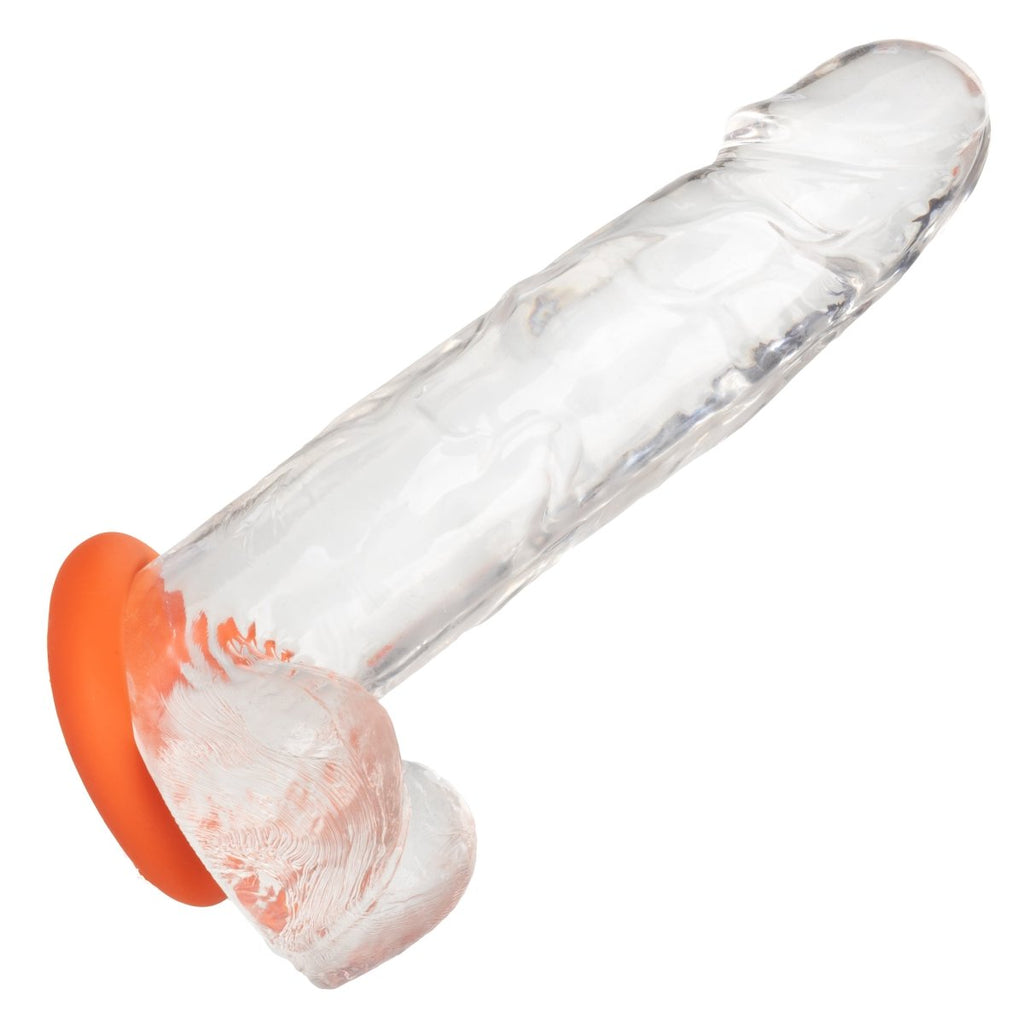 Alpha Liquid Silicone Prolong Large Ring - Orange - TruLuv Novelties