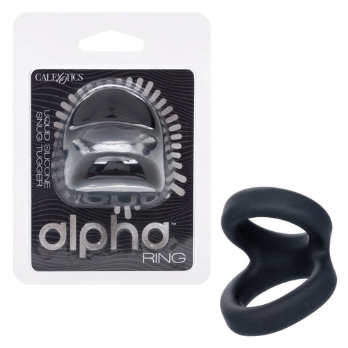 Alpha Liquid Silicone Snug Tugger - Black - TruLuv Novelties
