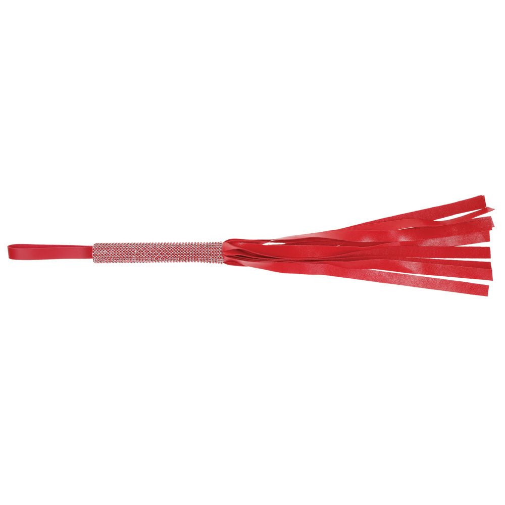 Amor Sparkle Flogger - Red - TruLuv Novelties